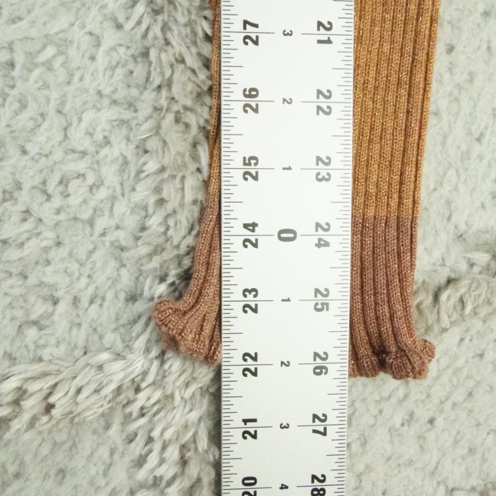 Striped Ribbed Knit Sweater - Brown Multi - Picture 11 of 13